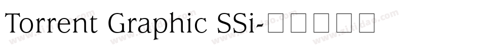Torrent Graphic SSi字体转换